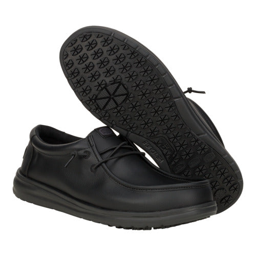 Hey Dude Wally Work CE Classic Slip Resistant Black