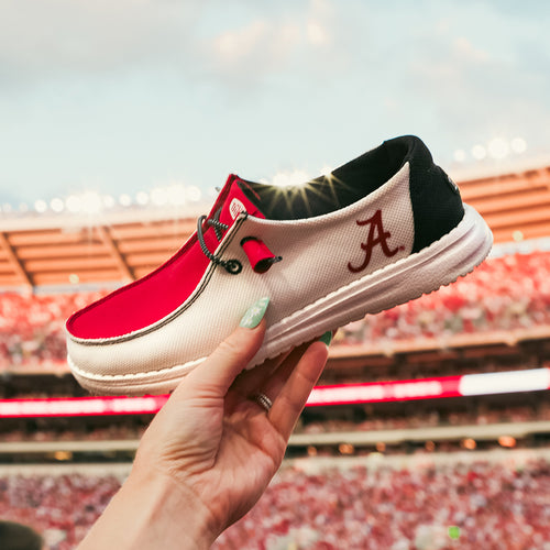 Hey Dude Wendy Alabama Crimson Tide Bama Crimson/White