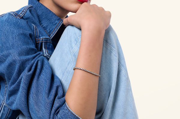 Hey Harper Aurea Clear Tennis Bracelet