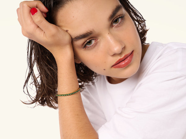 Hey Harper Aurea Green Tennis Bracelet