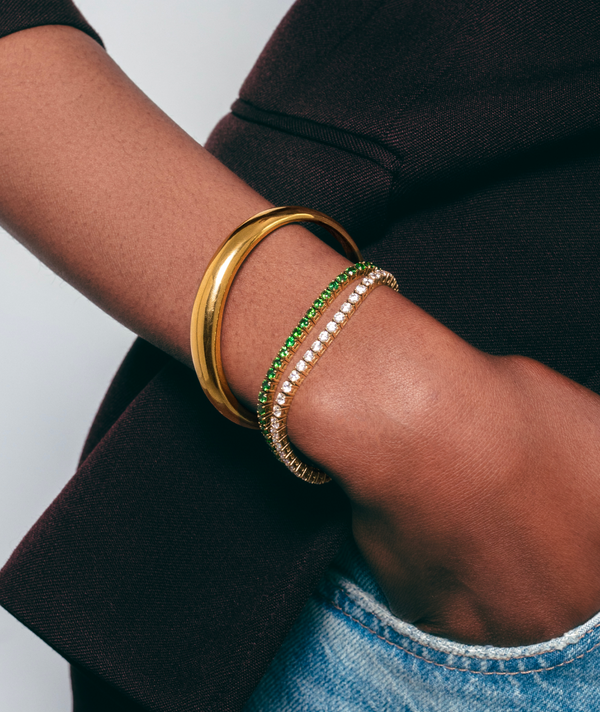 Hey Harper Aurea Green Tennis Bracelet