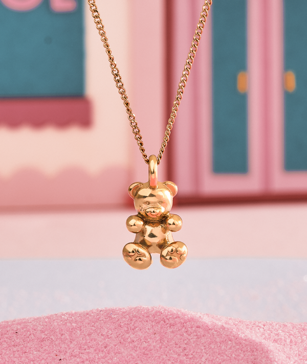 hey harper Bear With Me Necklace