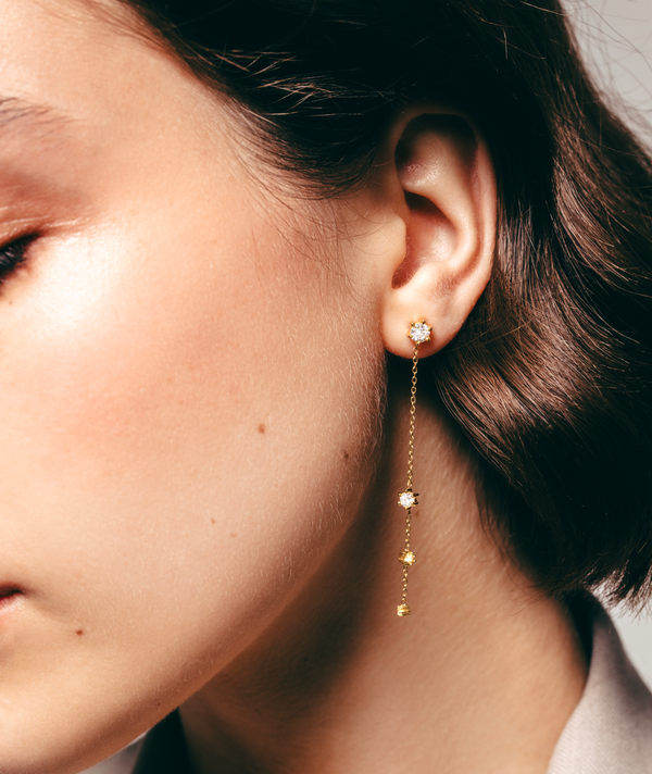 Hey Harper Crystal Cascade Earrings