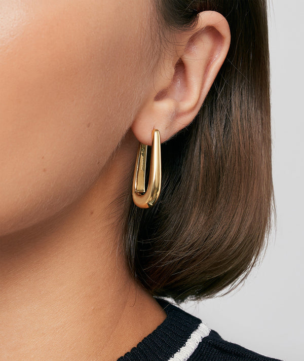 Hey Harper September Long Oval Earrings