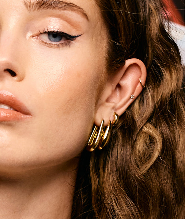 Hey Harper September Long Oval Earrings