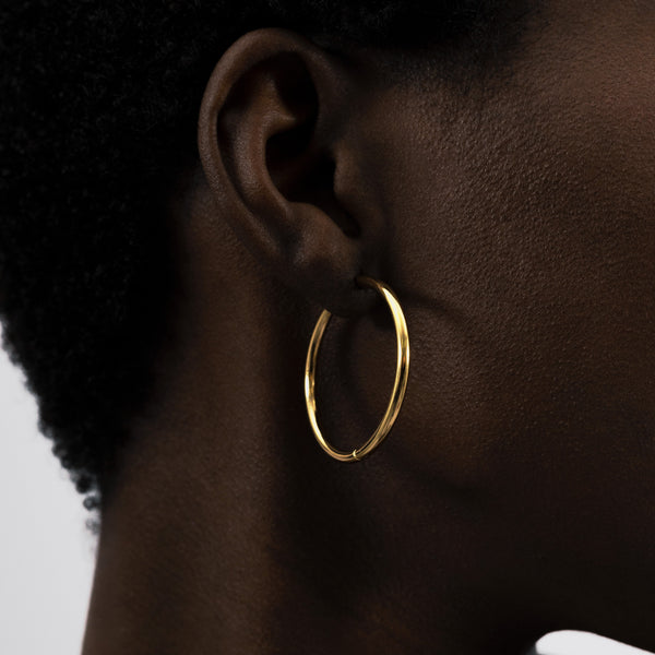 Hey Harper Thin Ruby Earrings