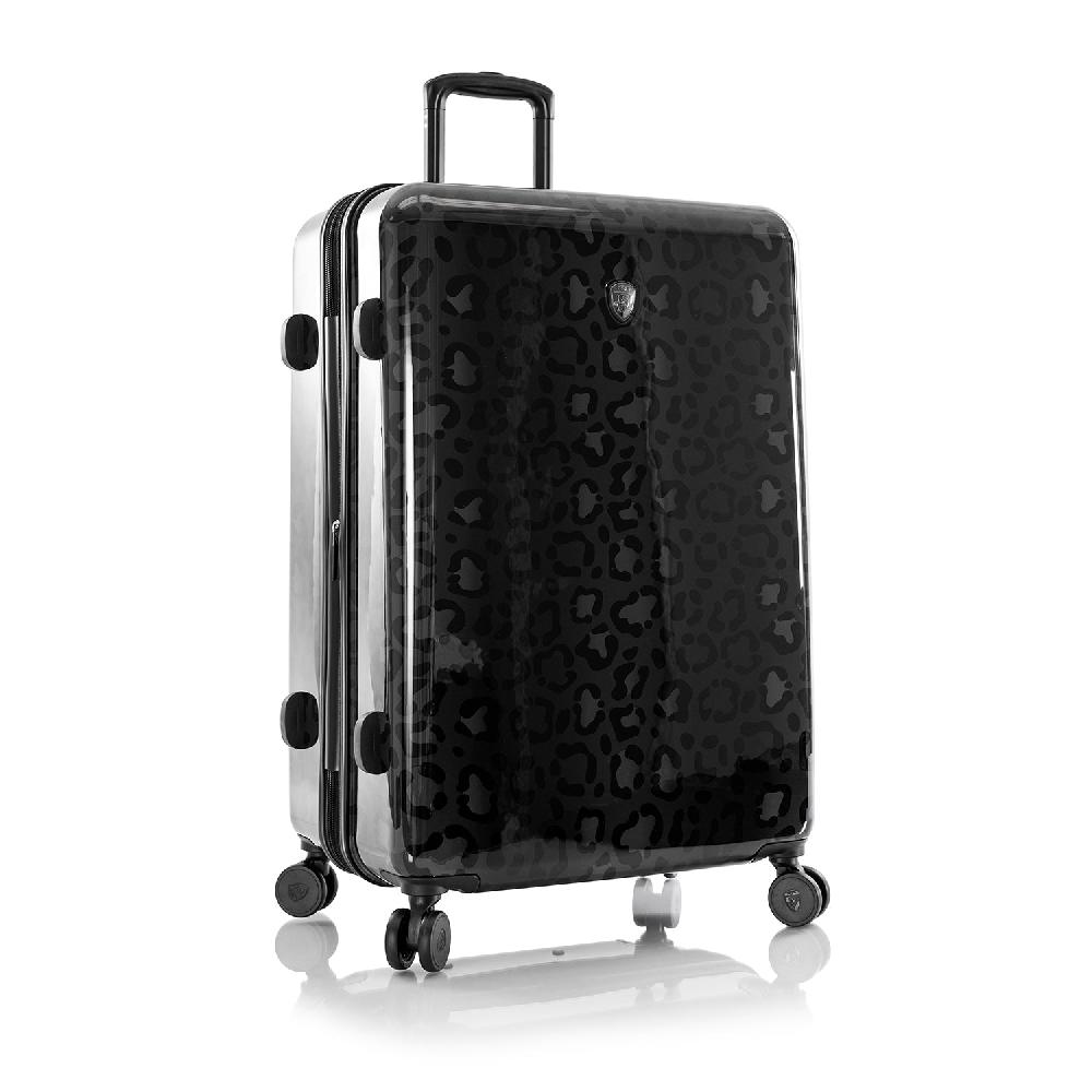 Heys Black Leopard Fashion Spinner® 30 Inch Luggage