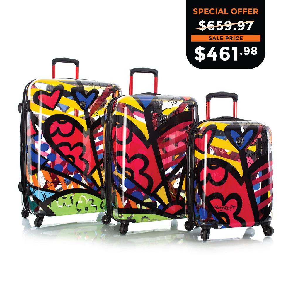 Heys Britto - A New Day Transparent 3 Piece Luggage Set