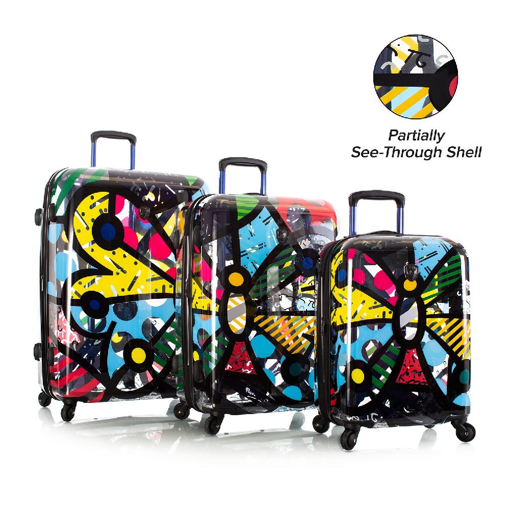 Heys Britto - Butterfly Transparent 3 Piece Luggage Set