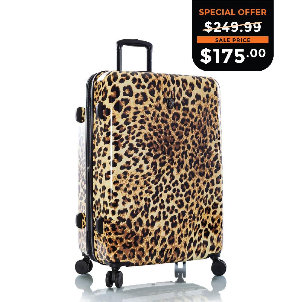 Heys Brown Leopard Fashion Spinner® 30 Inch Luggage