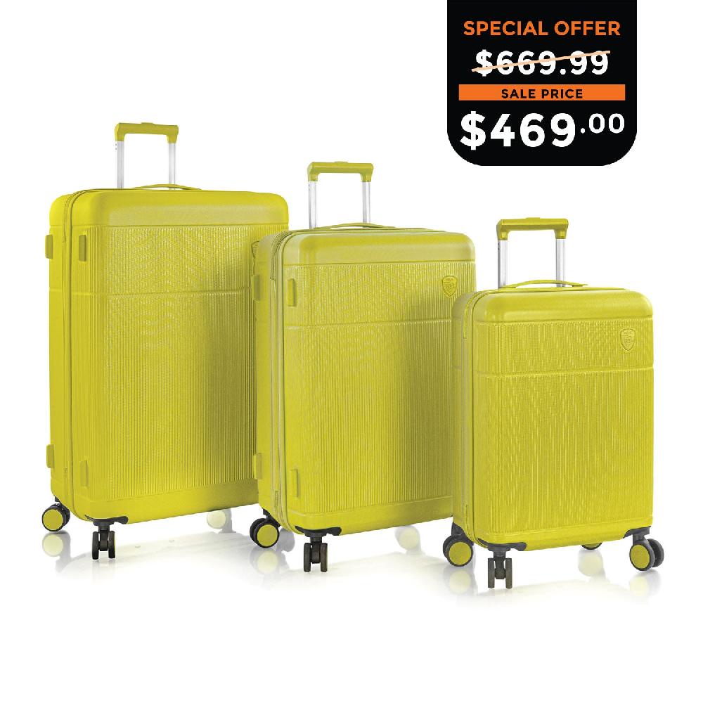 Heys Glo 3 Piece Luggage Set