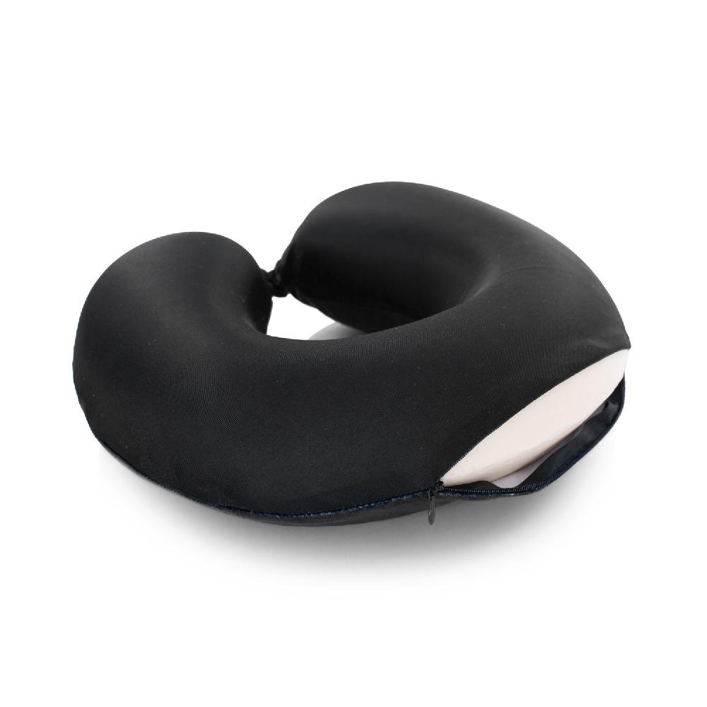 Heys Memory Foam Travel Pillow - Black