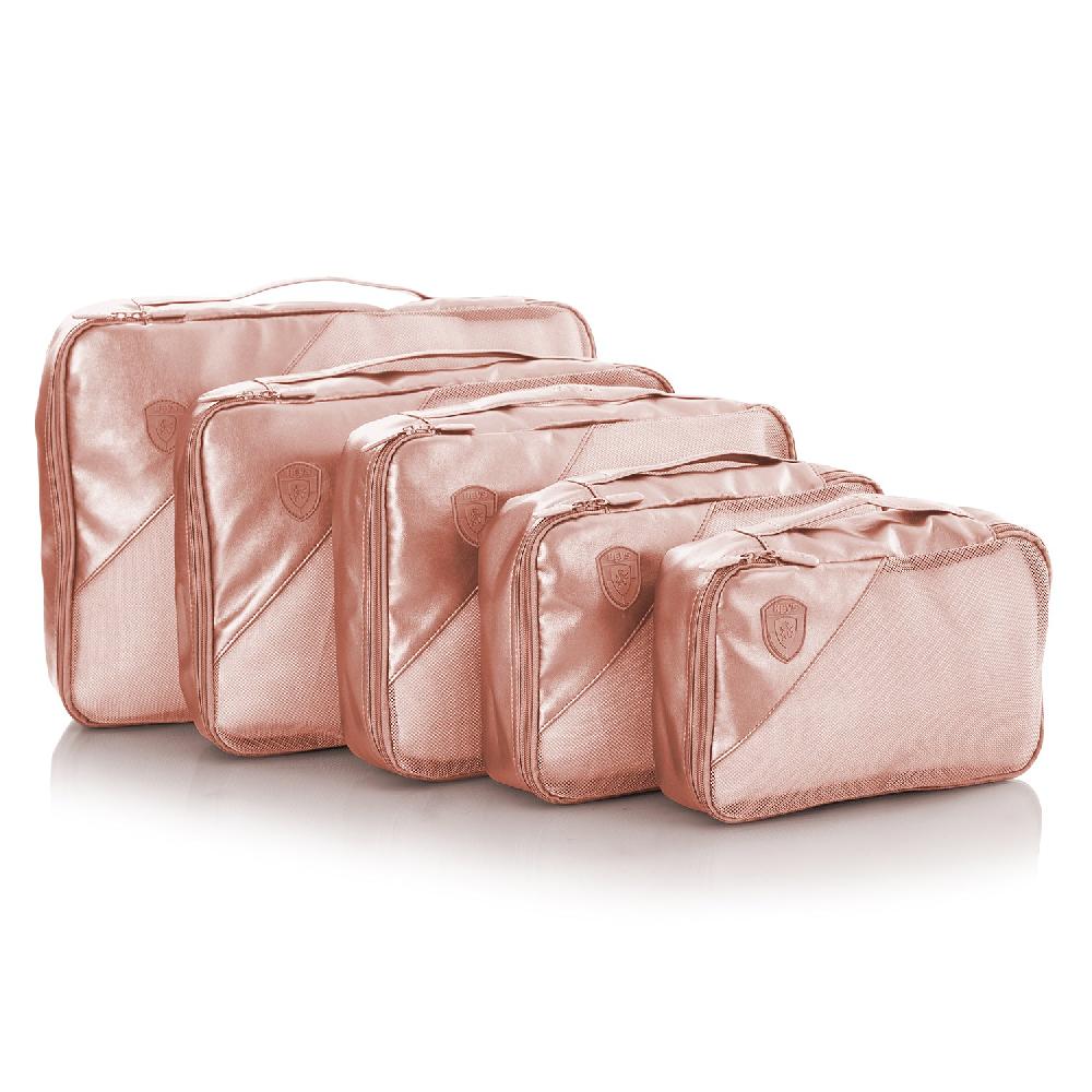Heys Metallic 5 Piece Set Packing Cubes