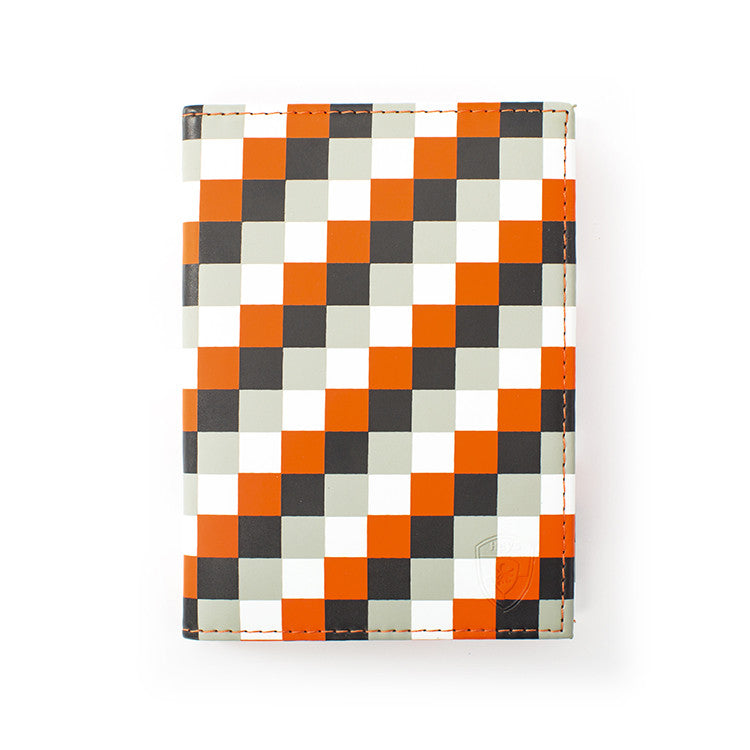 Heys Orange Check Passport Holder