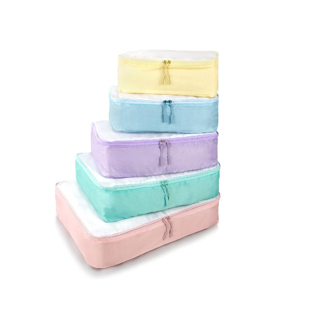 Heys Pack ID 5 Piece Packing Cube Set - Pastels