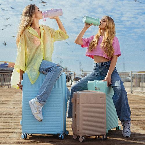 Heys Pastel 3 Piece Luggage Set
