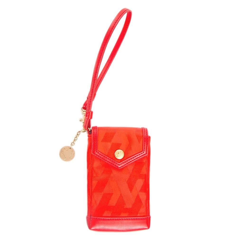 Heys Signature Jacquard Phone Holder - Orange