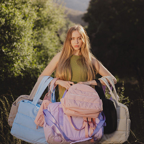 Heys The Puffer Duffel Bag - Rose