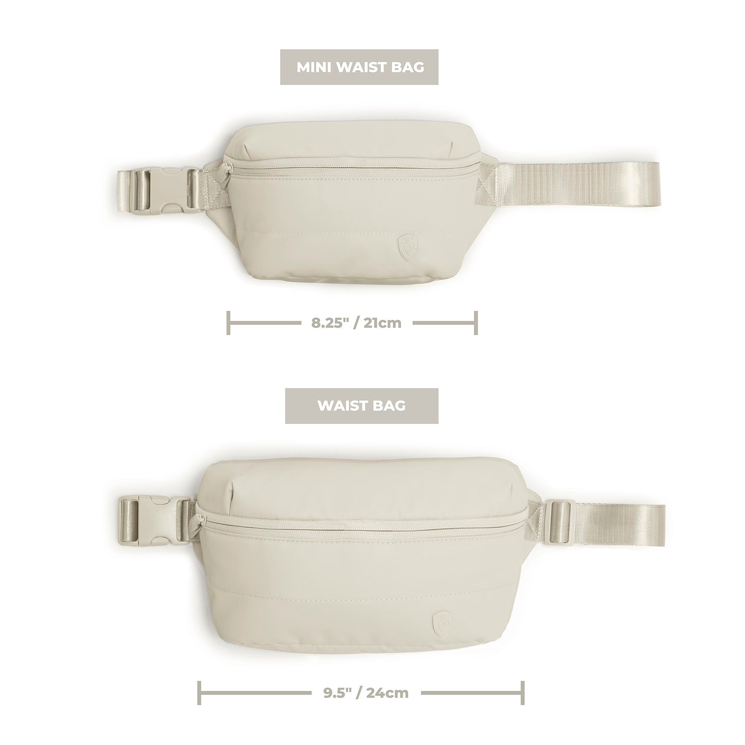 Heys The Puffer Mini Waist Bag - Off White