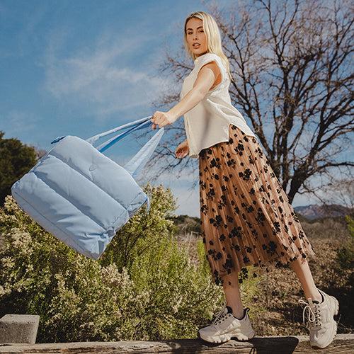 Heys The Puffer Personal Bag - Light Blue