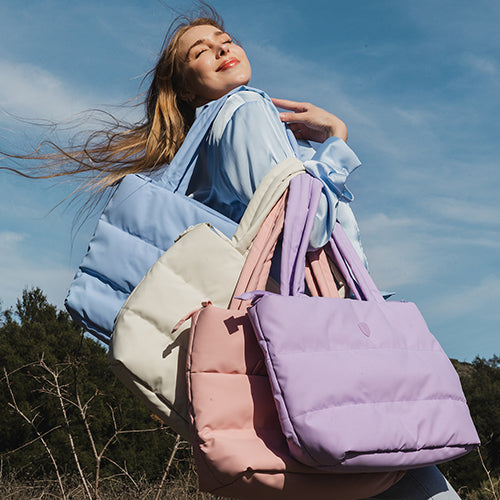 Heys The Puffer Tote Bag - Lavender