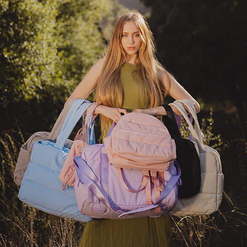 Heys The Puffer Tote Bag - Light Blue