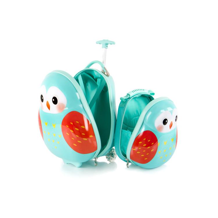 Heys Travel Tots Kids Luggage & Backpack Set - Owl