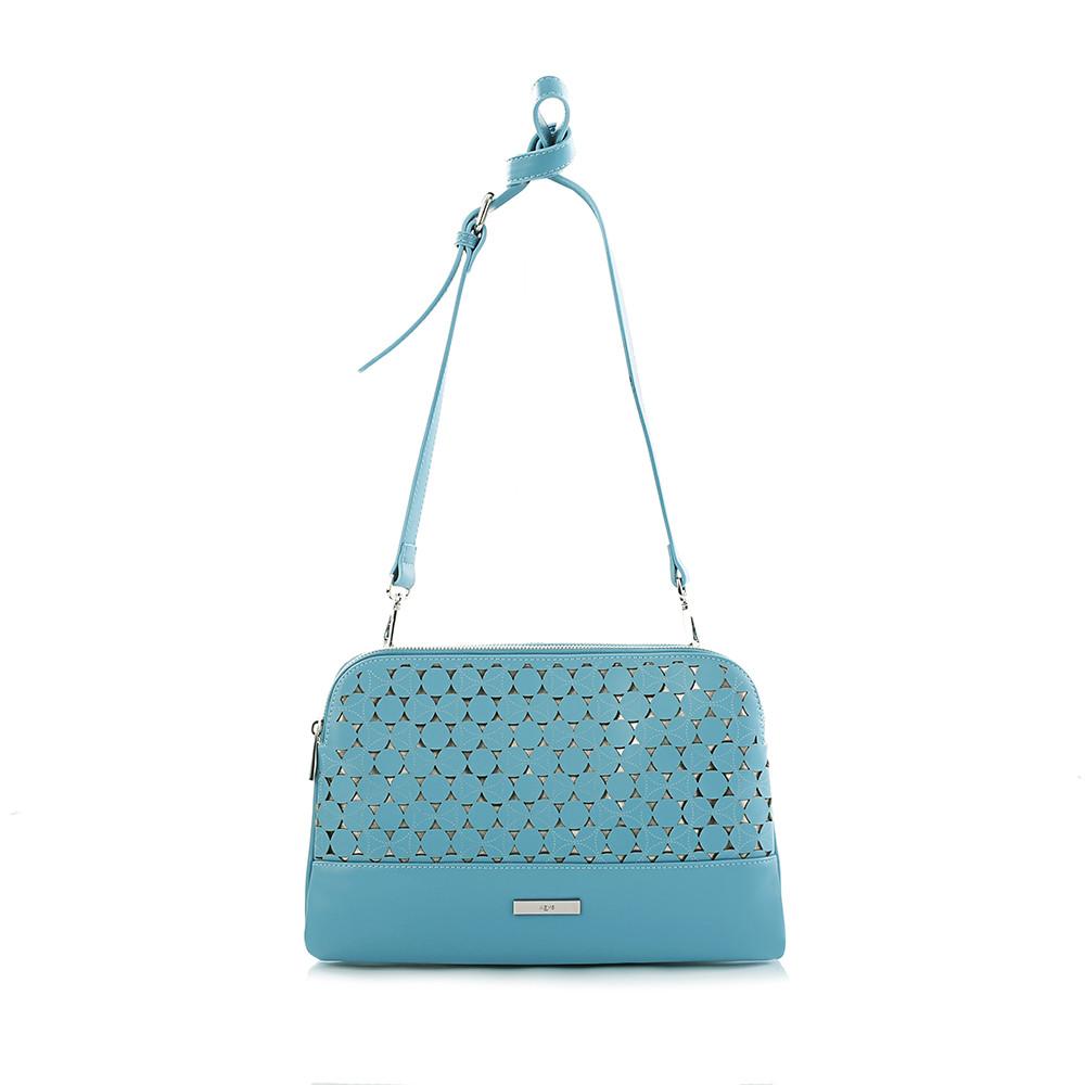 Heys Island Paradise Laser Cut Crossbody/Clutch - Turquoise/Metallic