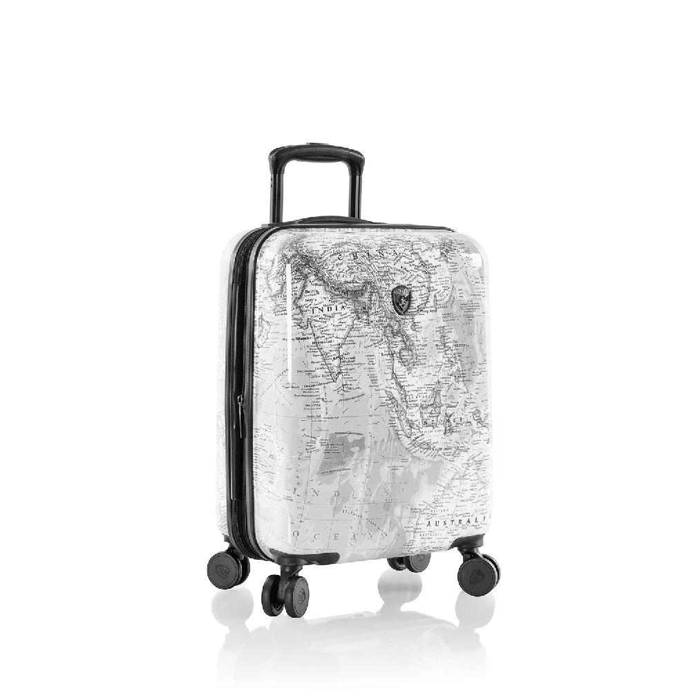 Heys Journey 3G Fashion Spinner® 21 Inch Carry-on - Black/White Map