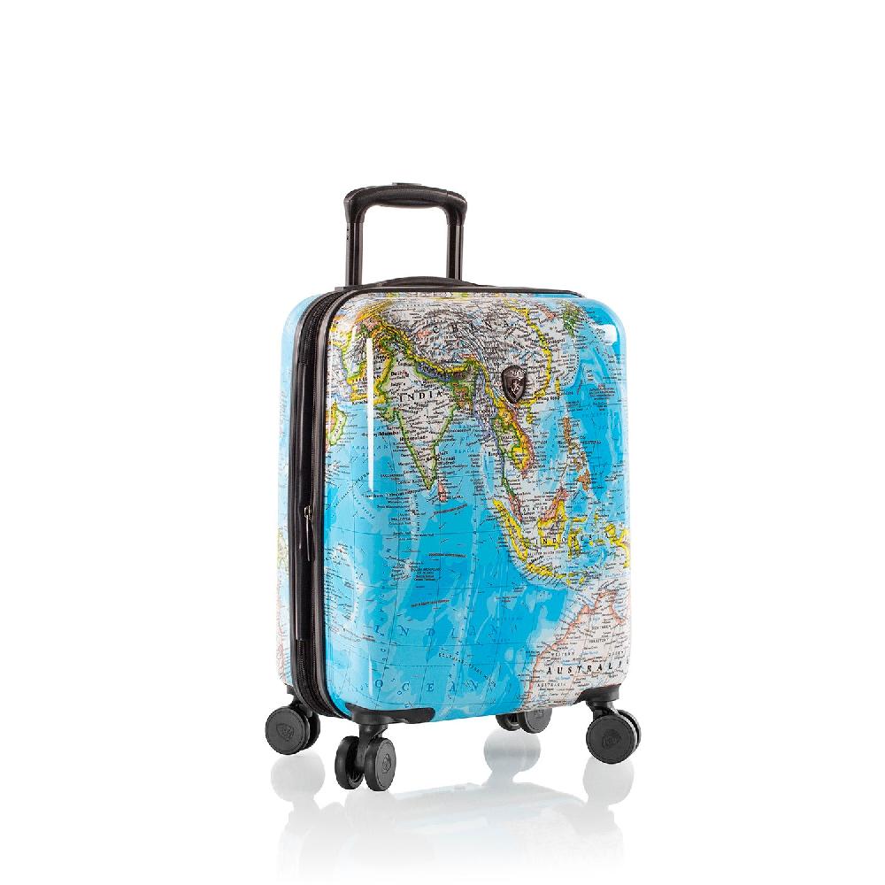 Heys Journey 3G Fashion Spinner® 21 Inch Carry-on - Blue Map