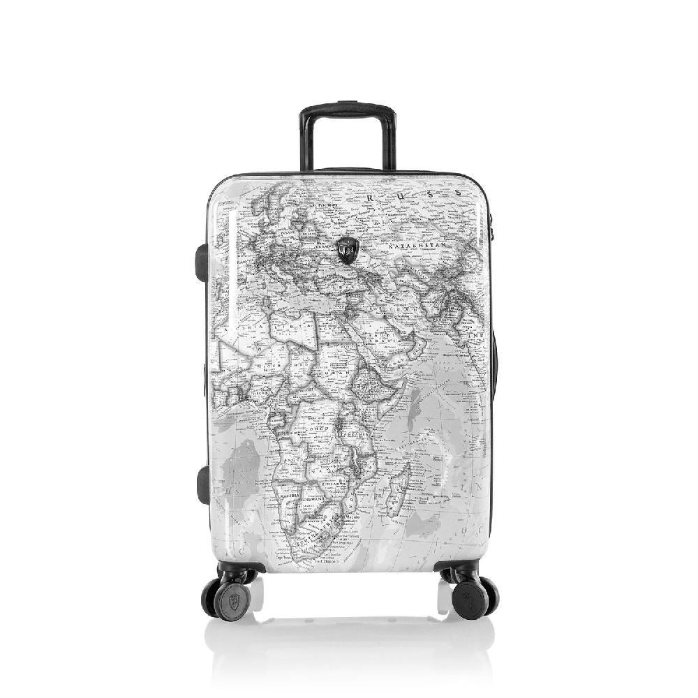Heys Journey 3G Fashion Spinner® 26 Inch Luggage - Black/White Map
