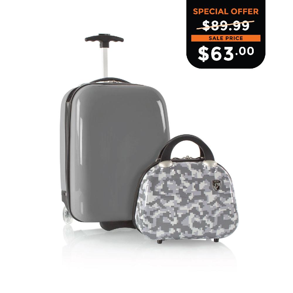 Heys Kids Fashion 2pc Set (HEYS-HSRL-RT-ST-GY02-22AR)