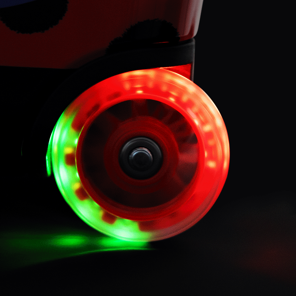 Heys Kids Ride-on Luggage - Lady Bug (HEYS-HSRL-RO-10-23AR) | Light Up Wheels