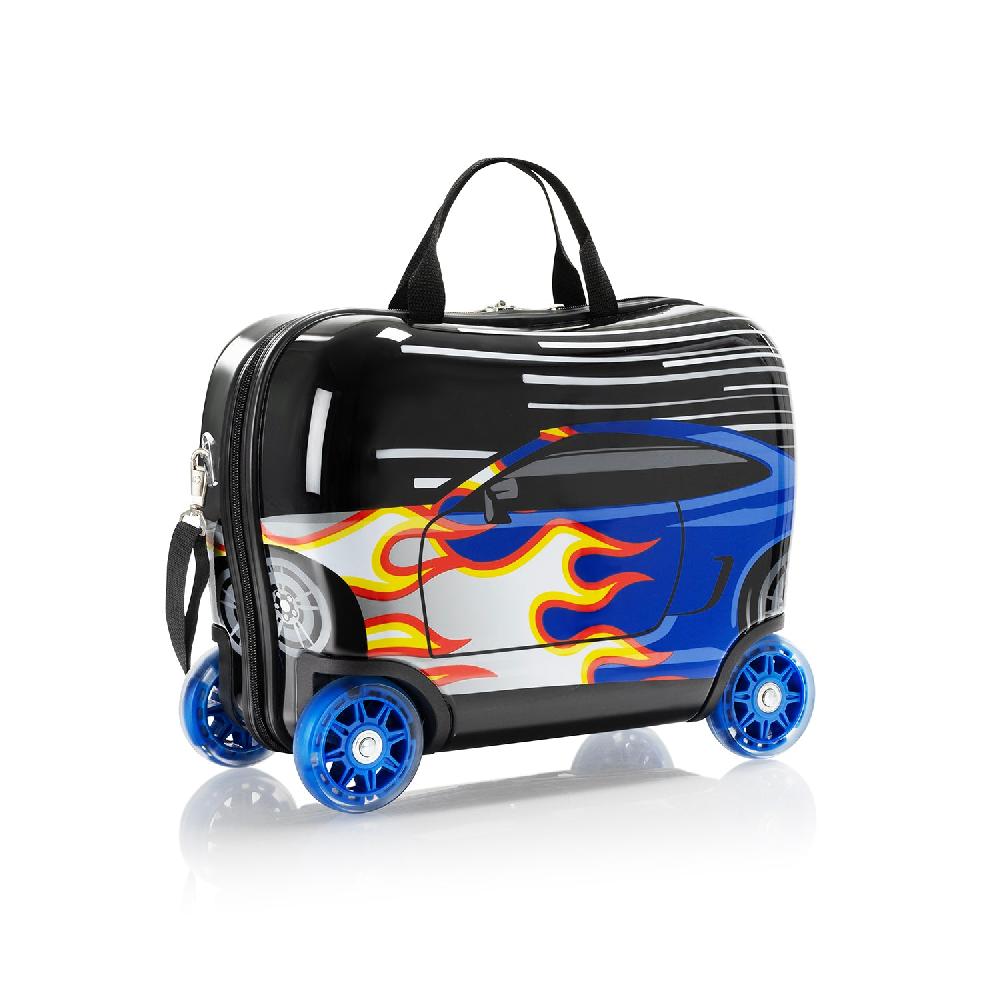 Heys Kids Ride-on Luggage - Race Car (HEYS-HSRL-RO-57-23AR) | Light up Wheels