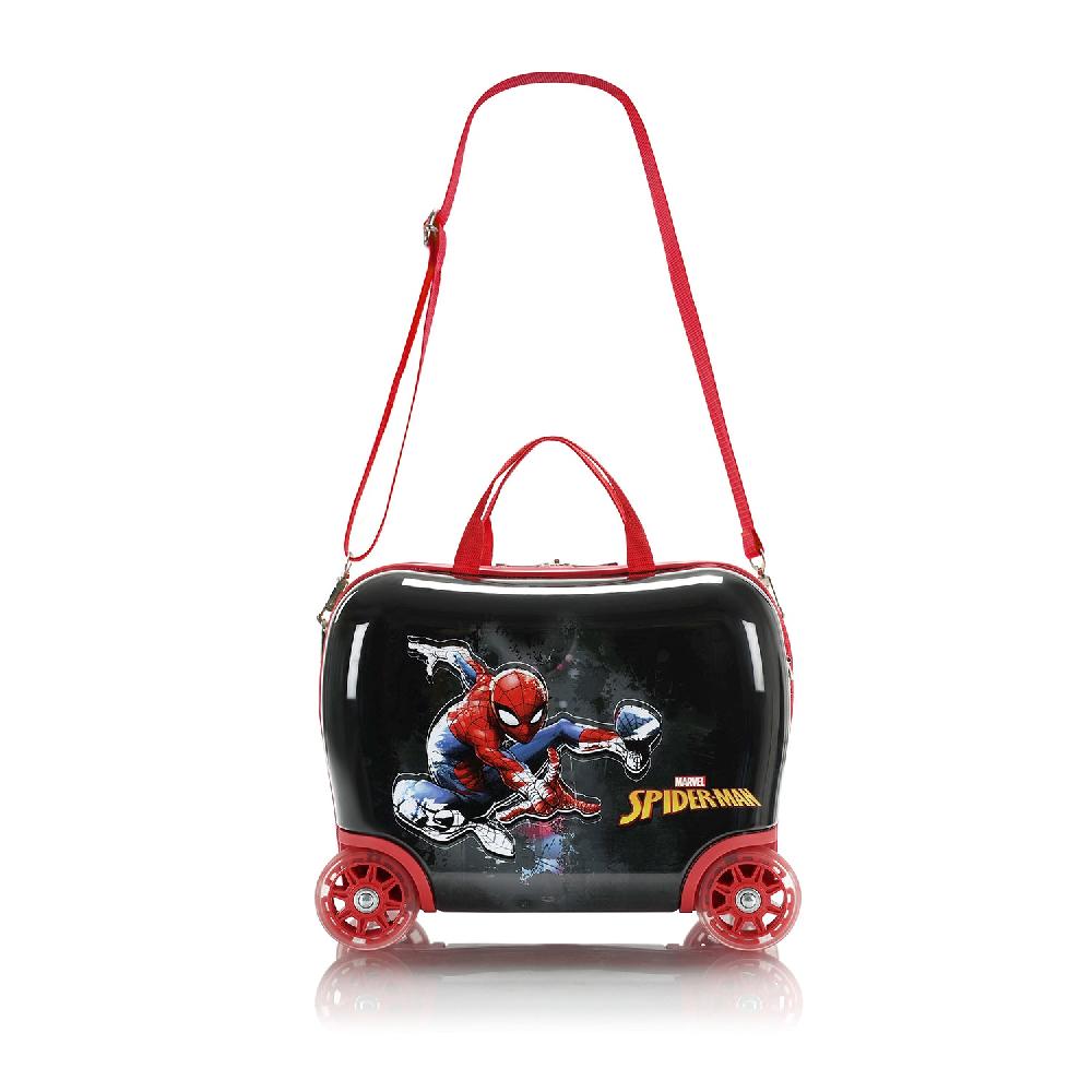 Heys Kids Ride-on Luggage - Spiderman (M-HSRL-RO-SM03-23AR) | Light Up Wheels