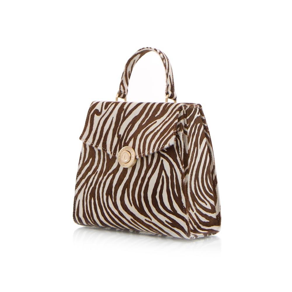 Heys Yorkville Zebra Small Arm Bag - White/Brown Zebra