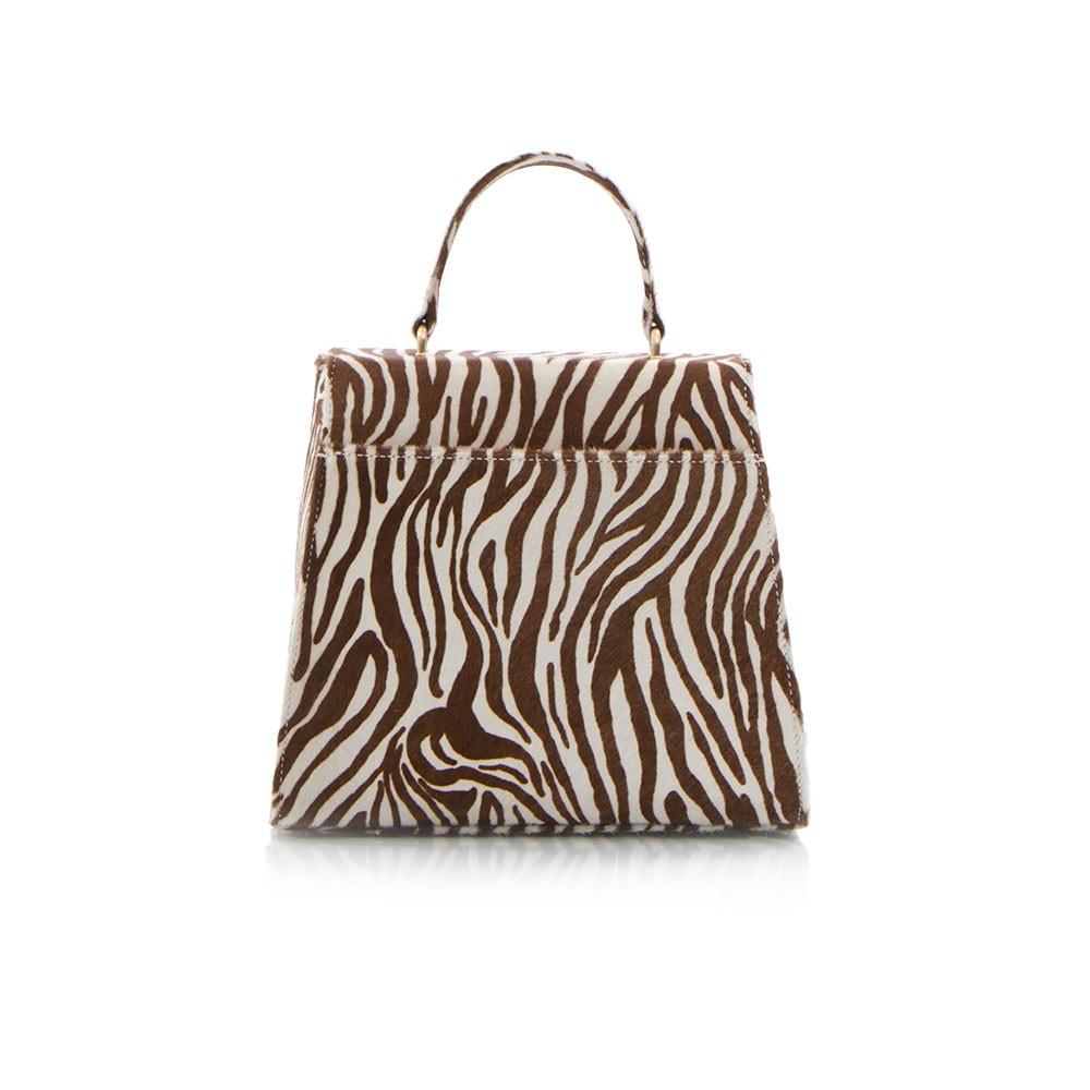 Heys Yorkville Zebra Small Arm Bag - White/Brown Zebra