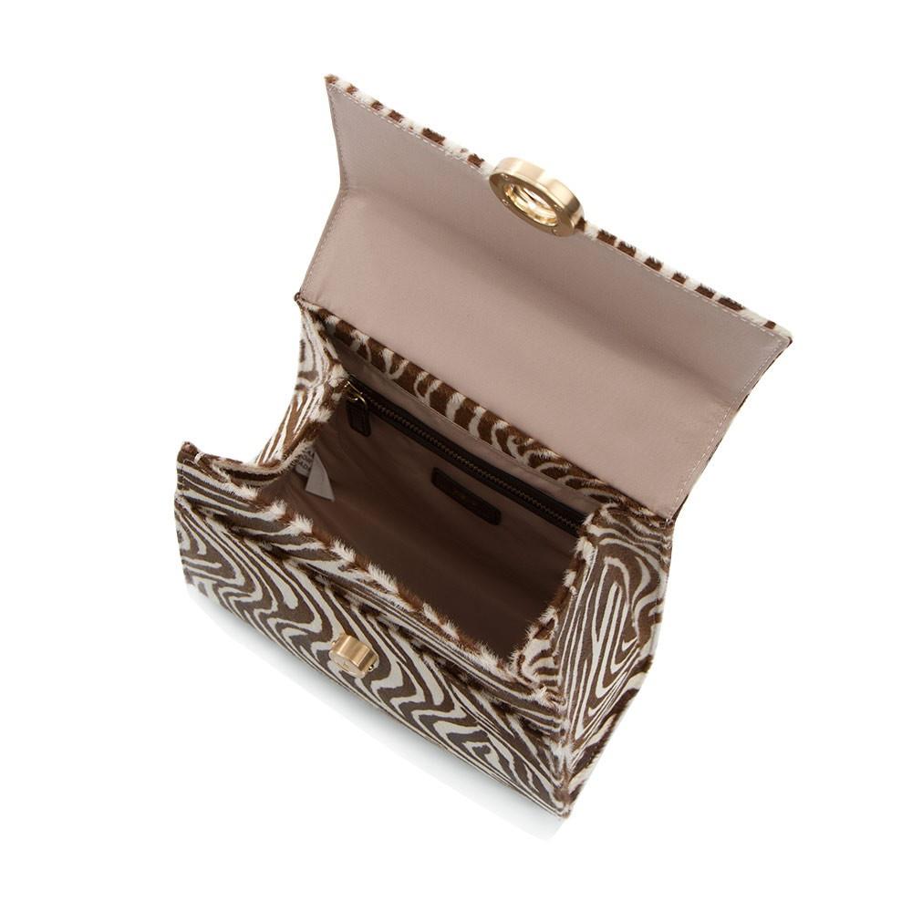 Heys Yorkville Zebra Small Arm Bag - White/Brown Zebra