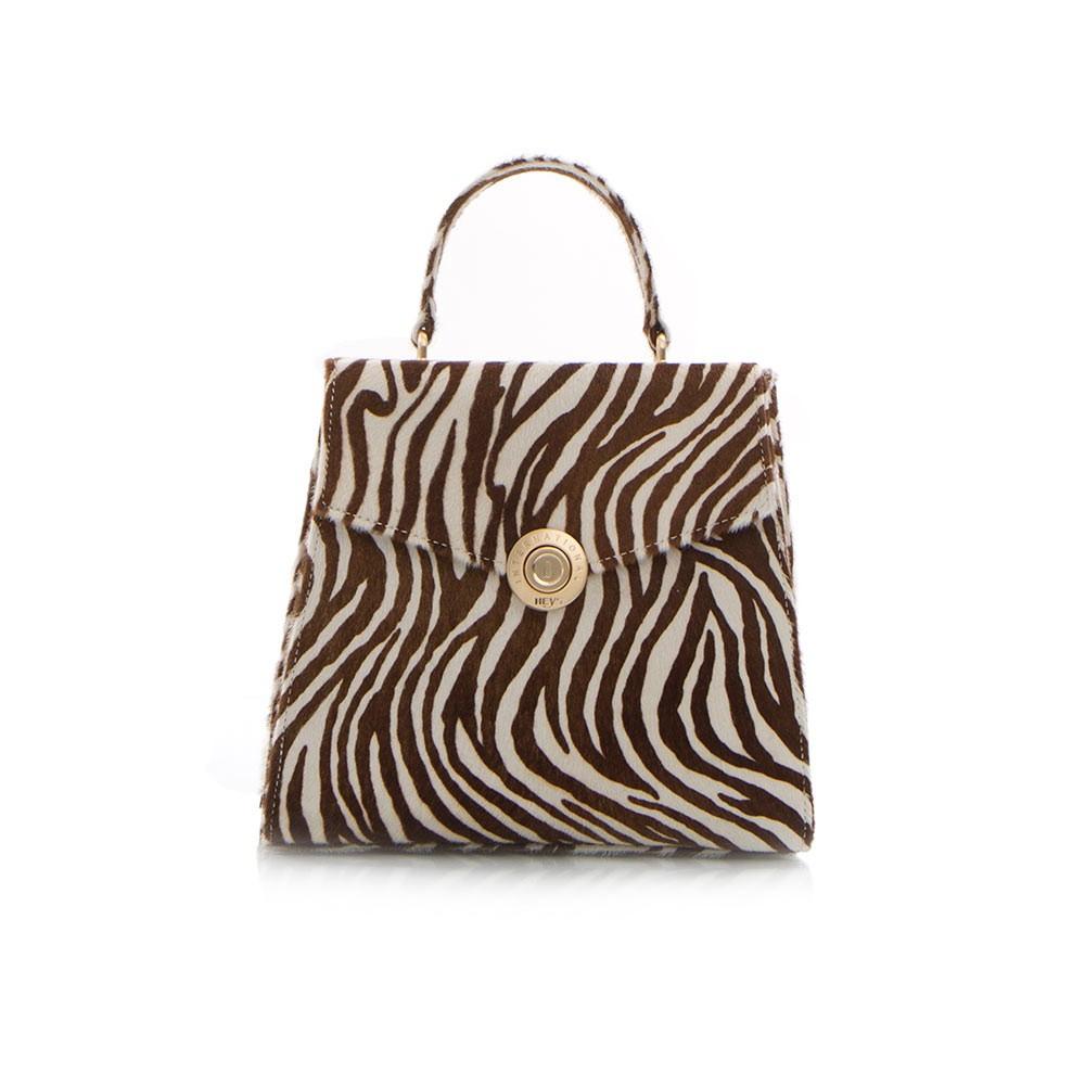 Heys Yorkville Zebra Small Arm Bag - White/Brown Zebra