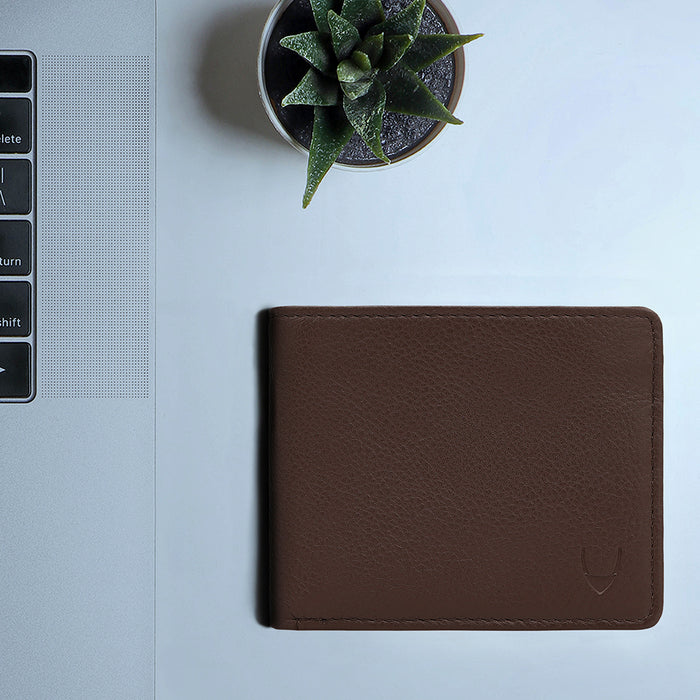 hidesign 017 BI-FOLD WALLET Brown