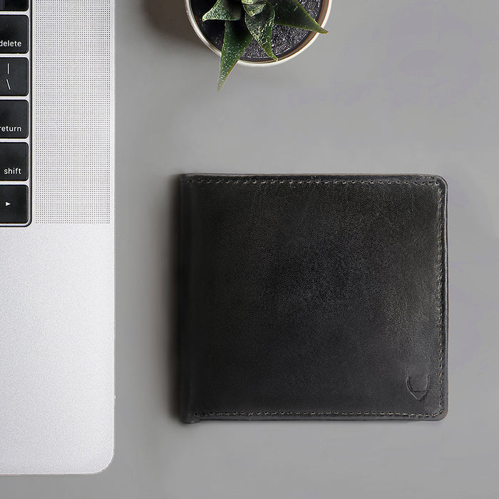 hidesign 17 BI-FOLD WALLET Black