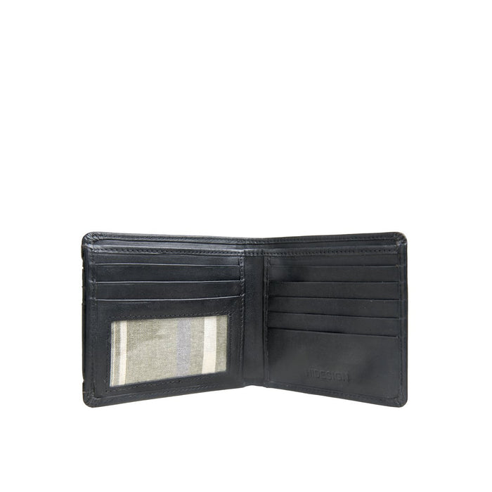 Hidesign 21036 BI-FOLD WALLET Black
