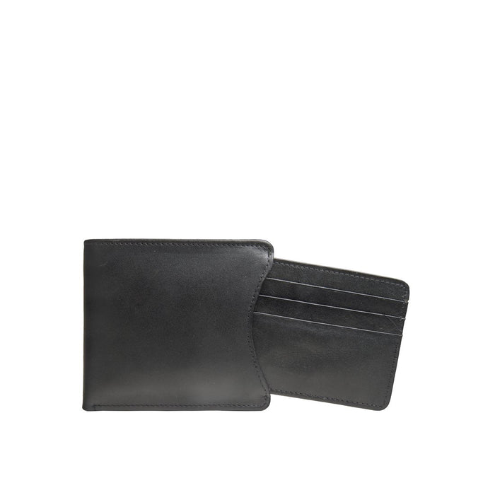 Hidesign 21036 BI-FOLD WALLET Black
