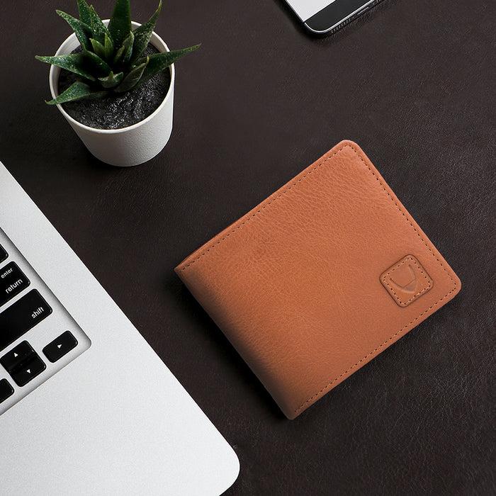 hidesign 218036 BI-FOLD WALLET Tan