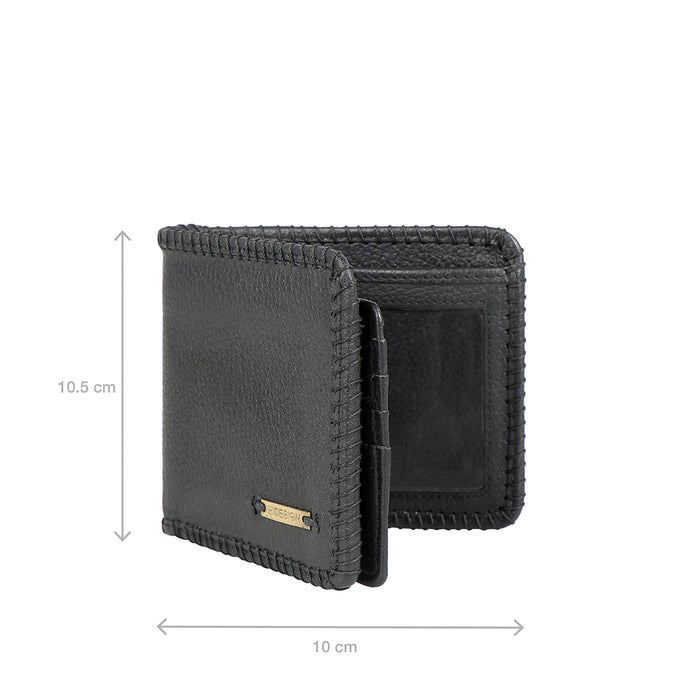 Hidesign 247-2020 BI-FOLD WALLET Black