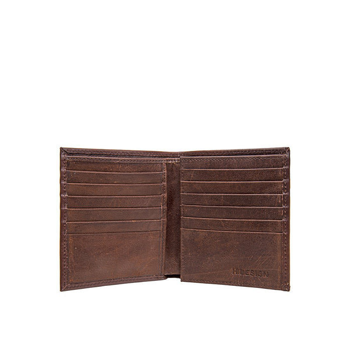 Hidesign 253-L015 BI-FOLD WALLET Brown