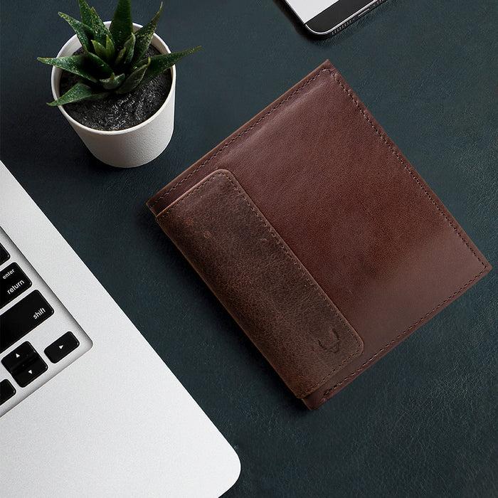 hidesign 253-L015 BI-FOLD WALLET Brown