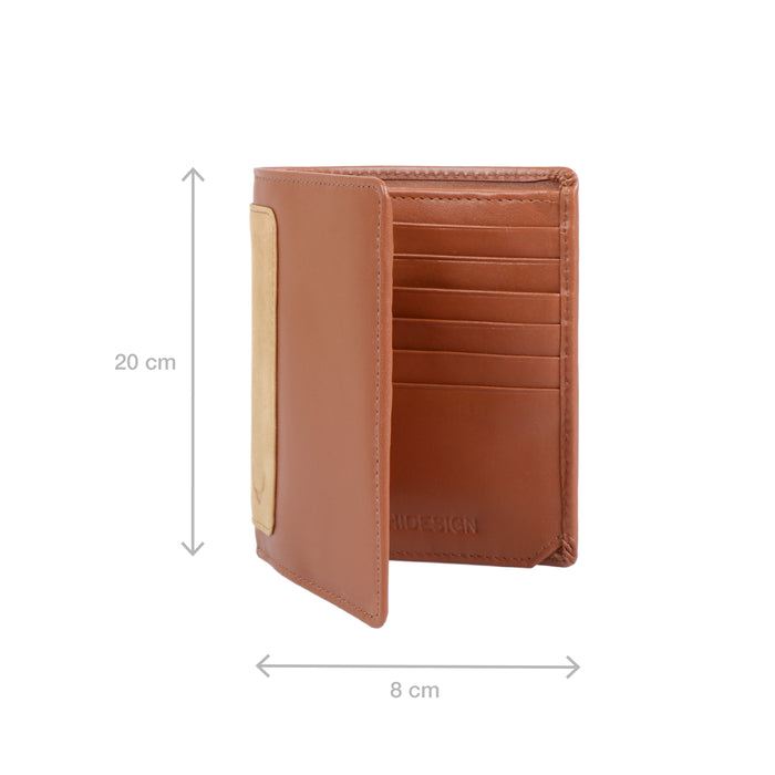 Hidesign 253-L015 BI-FOLD WALLET Tan
