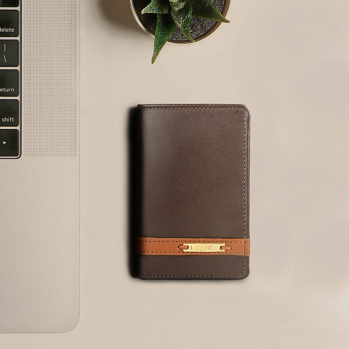 hidesign 259-TF TRI FOLD WALLET Brown