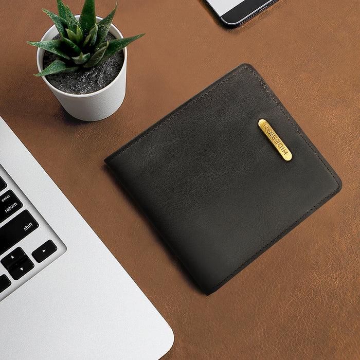 hidesign 260-2020 BI-FOLD WALLET Black